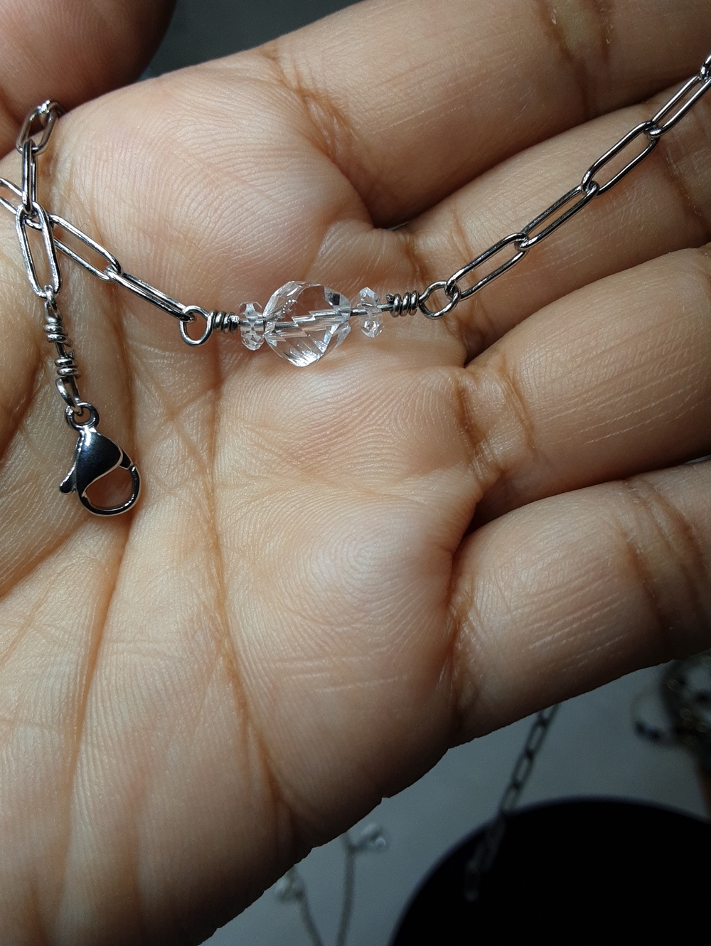 Small Stainless Steel Necklace.